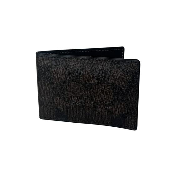 Coach Wallet In Signature Canvas With Varsity Stripe - Picture 6 of 9